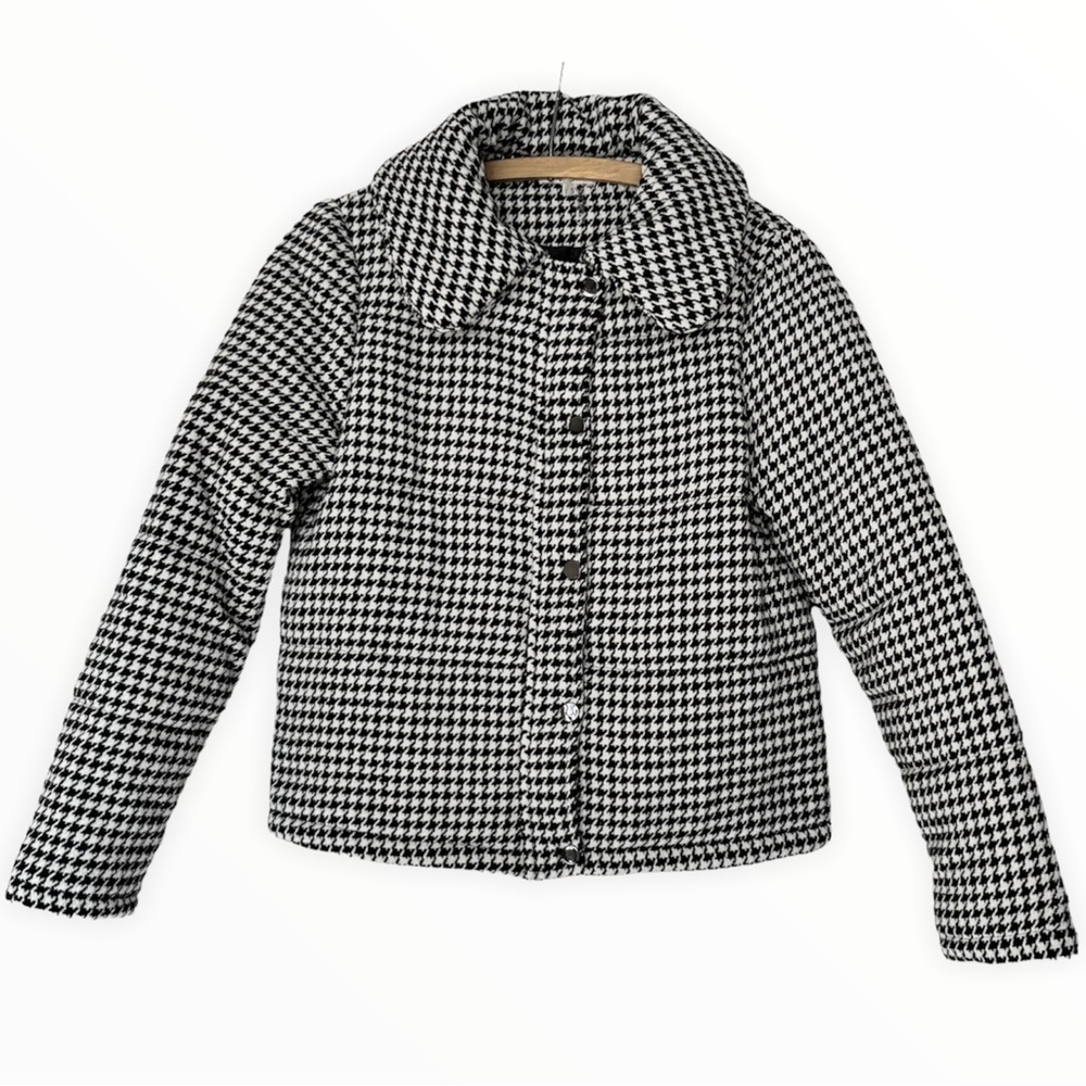 Andree By Unit Houndstooth Heavyweight Winter Puf… - image 4